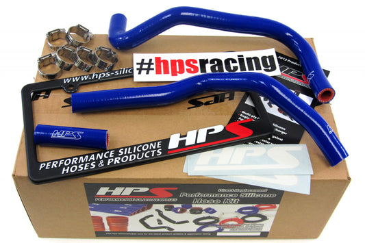 HPS Blue Reinforced Silicone Heater Hose Kit for Subaru 13-16 BRZ