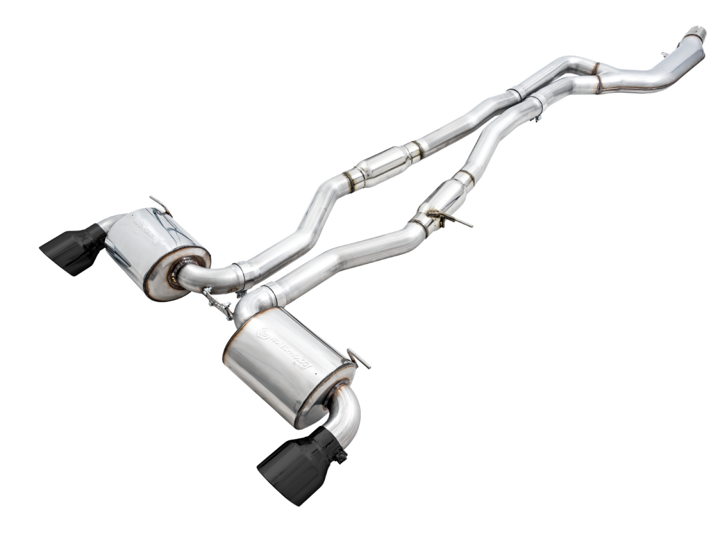 AWE Tuning AWE Resonated Touring Edition Exhaust for A90 Supra - 5" Diamond Black Tips