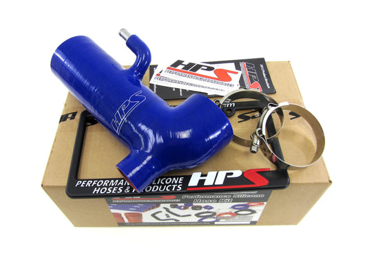 HPS Blue Reinforced Silicone Post MAF Air Intake Hose Kit - Retain Stock Sound Tube for Subaru 13-16 BRZ