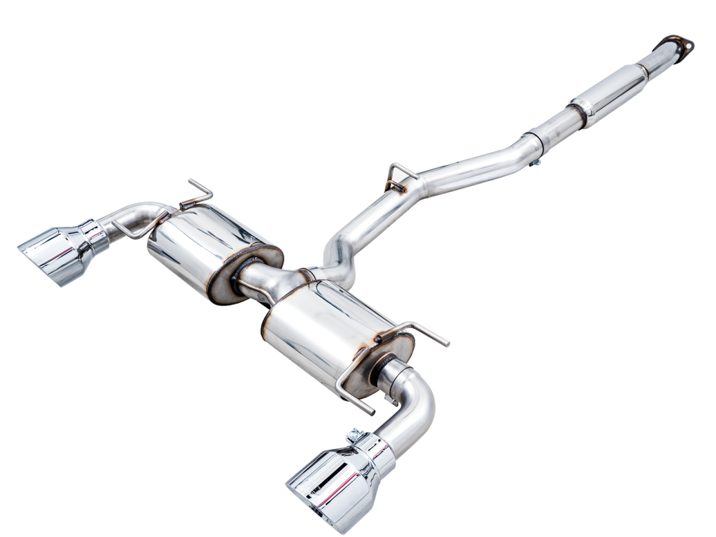 AWE Tuning AWE Touring Edition Exhaust for Subaru BRZ / Toyota GR86 / Toyota 86 -- Chrome Silver Tips