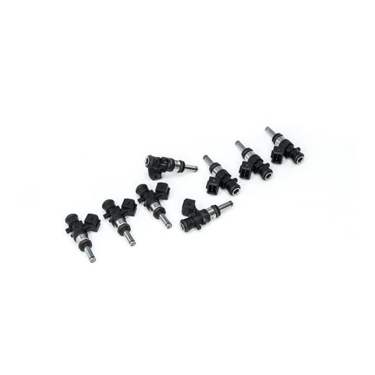 Deatschwerks A Bosch EV14 Universal 40mm compact matched set of 8 injectors 1200cc (extended nozzle)